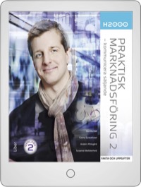 H2000 Praktisk marknadsföring 2 Fakta och uppgifter Onlinebok (12 mån)