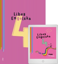 Omslag för 'Liber Engelska 4 Workbook med Digital (elevlicens) - 47-15175-2'