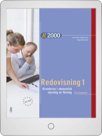 R2000 Redovisning 1 Övningsbok Onlinebok (12 mån)