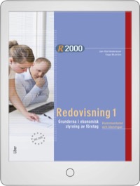 R2000 Redovisning 1 Kommentarer och lösningar Onlinebok (12 mån)