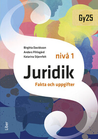 Omslag för 'Juridik nivå 1 Fakta och uppgifter - 47-15545-3'
