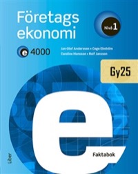 Omslag för 'E4000 Företagsekonomi nivå 1 Faktabok - 47-15550-7'