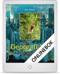 Geografi 1 och 2 Onlinebok (12 mån)  - Peter Östman, Mikael Gardestrand Bengtsson