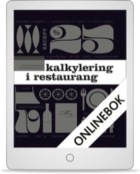 Kalkylering i restaurang Onlinebok (12 mån) 