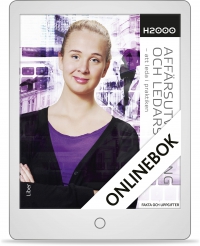 H2000 Affärsutveckling och ledarskap Fakta och uppgifter Onlinebok (12 mån)  - Eek, Gunilla / Pihlsgård, Anders / Svensson, Lotten