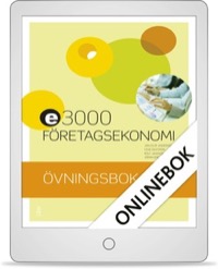 E3000 Företagsekonomi 1 Övningsbok Onlinebok (12 mån)  - Jan-Olof Andersson, Cege Ekström, Rolf Jansson, Jöran Enqvist