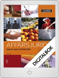 J2000 Affärsjuridik Fakta och uppgifter Digitalbok (12 mån) 