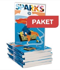 Omslag för 'Sparks 9 Paket Textbook 25 ex + Workbook 25 ex + 1 Lärarweb - 511-0051-7'