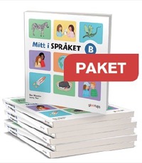 Omslag för 'Mitt i språket Läsebok B 25 ex+ Arbetsbok B 25 ex Paket - 511-0392-1'