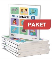 Omslag för 'Mitt i språket Läsebok B 25 ex + Arbetsbok B 25 ex Paket - 511-0392-1'