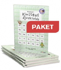 Omslag för 'Läs med Majk & Sam 1 Klassens djurklubb Arbetsbok 25-pack - 511-0666-3'