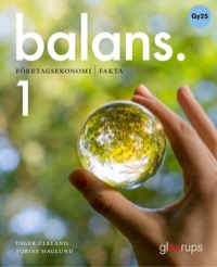 Balans Företagsekonomi 1, faktabok, Gy25