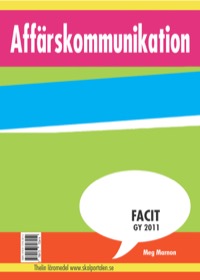 Affärskommunikation - Facit