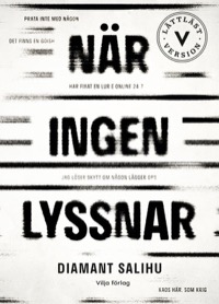 Omslag för 'När ingen lyssnar (lättläst) - 7949-700-2'