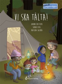 Omslag för 'Livat på Lingonvägen: Vi ska tälta - 8077-858-9'