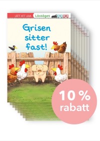 Omslag för 'Bokpaket klassuppsättning Läståget läsnivå 2, 6-9 år - 8116-304-9'