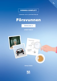Omslag för 'Svenska Komplett – Läsning och läsförståelse åk 3 – Försvunnen blå bok Arbetsbok - 89565-63-0'