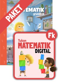 Omslag för 'Klasspaket Tukan Matematik Fk + Digitalt paket - 89801-08-0'
