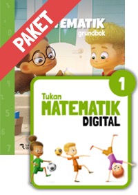 Omslag för 'Klasspaket Tukan Matematik 1A + Digitalt paket - 89801-09-7'