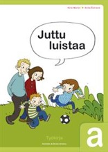 Omslag för 'Juttu luistaa A - Arbetsbok - 9515233875'