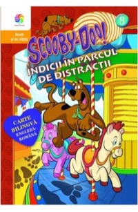 Omslag för 'Scooby-Doo! Vol. 8: Indicii in parcul de distractii CARTE BILINGVA engleza - romana - 9731287423'