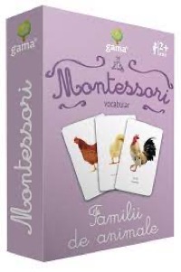 Omslag för 'Montessori. Vocabular: Familii de animale - 9731495767'