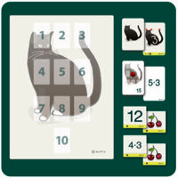 Omslag för 'Matteberget - Visuell multiplikationstabell - pmbd-4002'