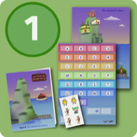 Omslag för 'The Boat Trip, Tryckt material - Part 4 The Island of Letters, 1 elev - pmbd-850'