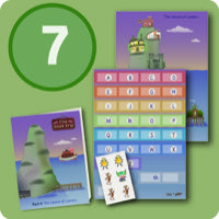 Omslag för 'The Boat Trip, Tryckt material - Part 4 The Island of Letters, 7 elever - pmbd-851'