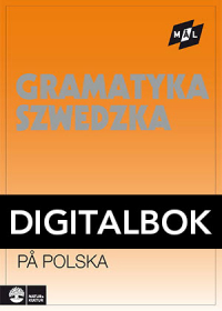 Mål Svensk grammatik på polska Digital, utan ljud
