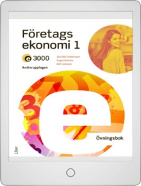 E3000 Företagsekonomi 1 Övningsbok Onlinebok 12 mån