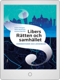 Libers Rätten och samhället Kommentarer och lösningar Onlinebok 12 mån