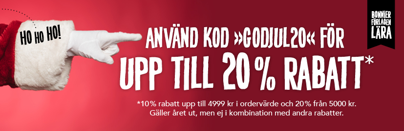Ho ho ho - Julrabatt hos Bonnieförlagen Lära med rabattkod GODJUL20