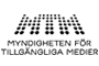 Logga - utställare Myndigheten för tillgängliga medier, MTM